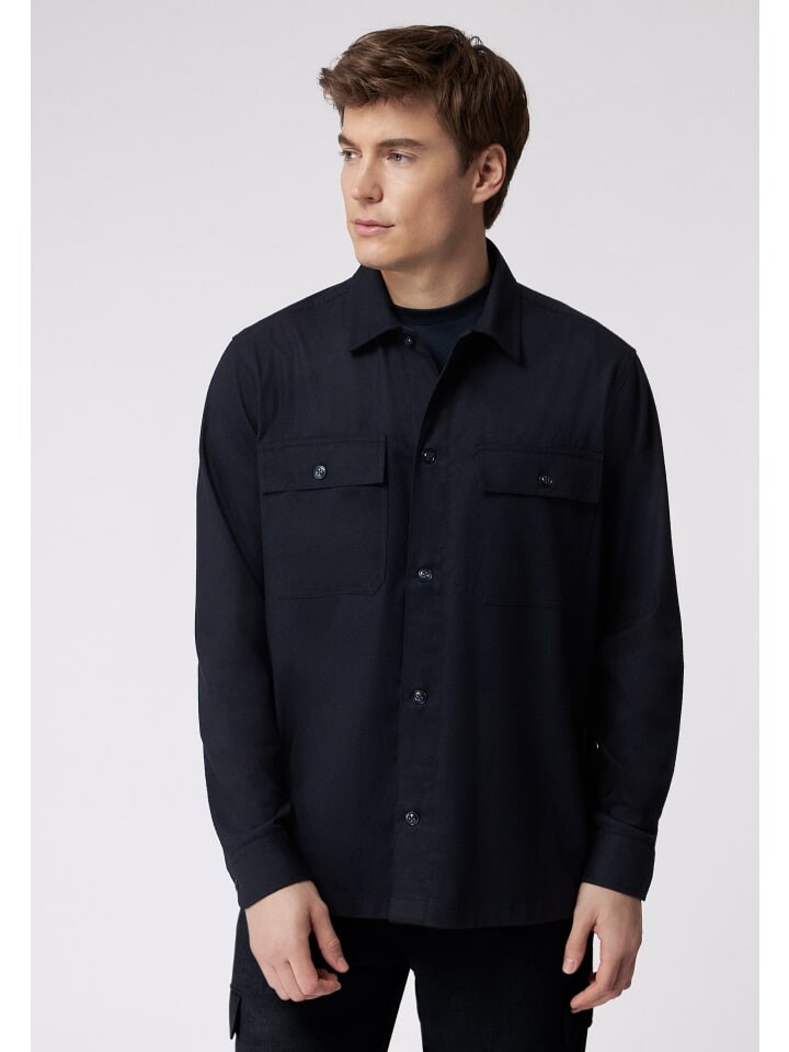 

Рубашка с длинным рукавом Roy Robson Overshirt, темно-синий