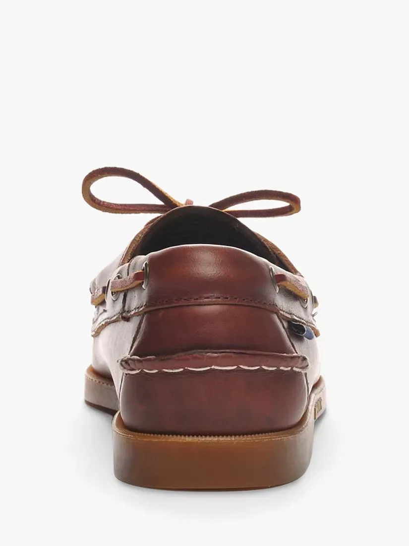 Кожаные лодочные туфли Docksides, коричнево-медового цвета Sebago — фото 2