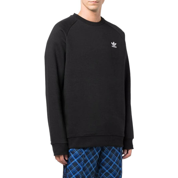 Рубашка adidas originals Adicolor Essentials Trefoil Crewneck Sweatshirt 'Black', черный — фото 4