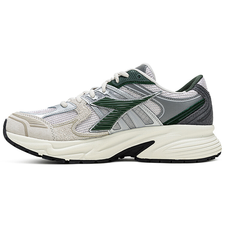 

Кроссовки diadora Lifestyle Shoes Unisex Low-top Green, цвет Off White