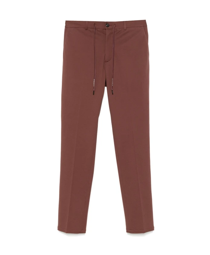 

Коричневые брюки с эластичным поясом Circolo 1901, коричневый