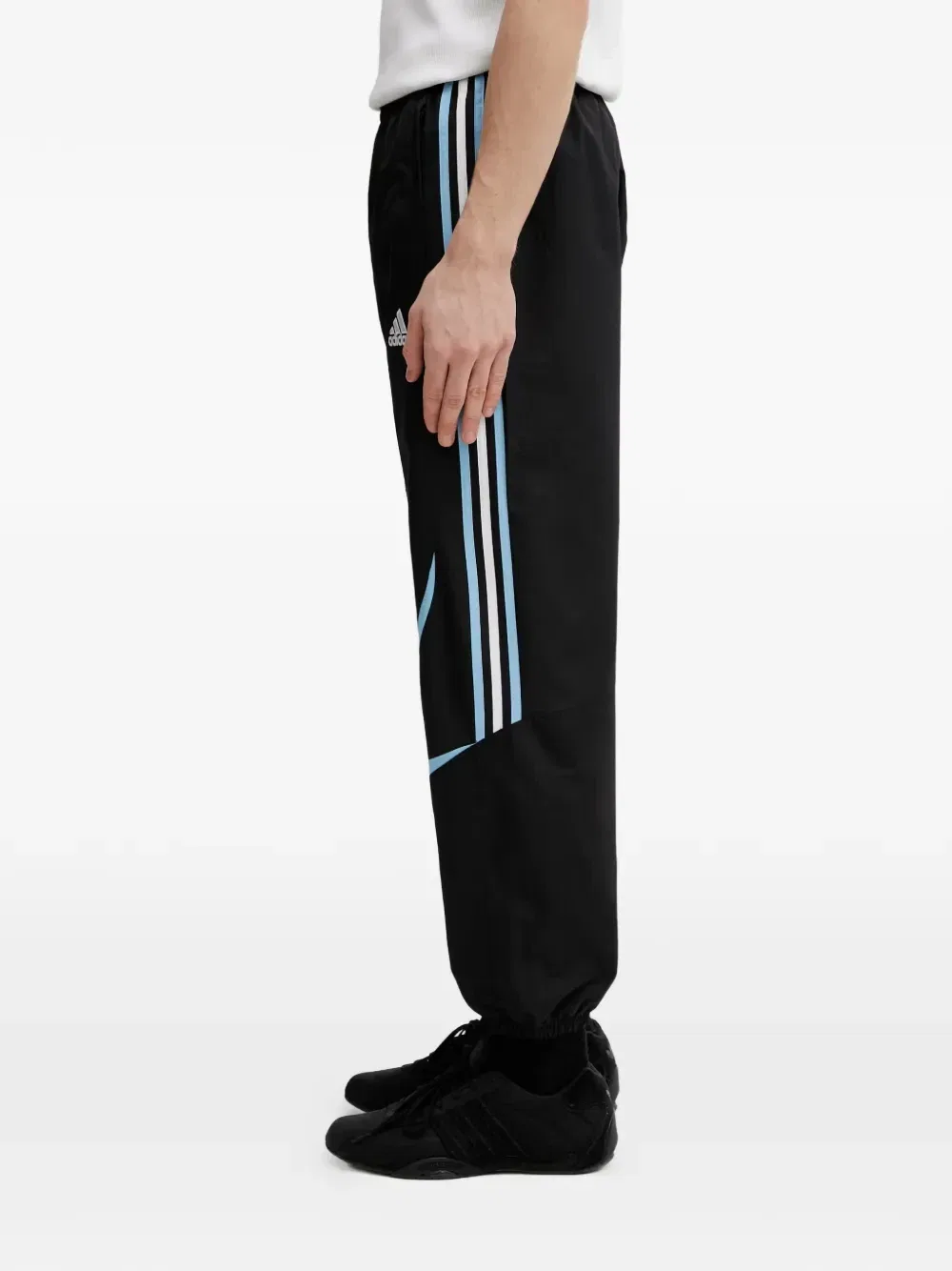 Длинные спортивные брюки Argentina 2006 с вышитым логотипом Adidas, черный — фото 3