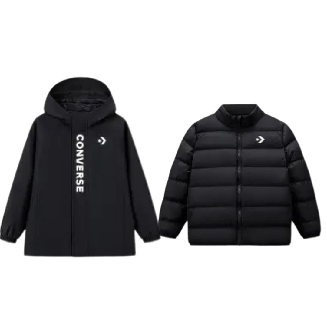 

Детская утепленная куртка Converse, черный