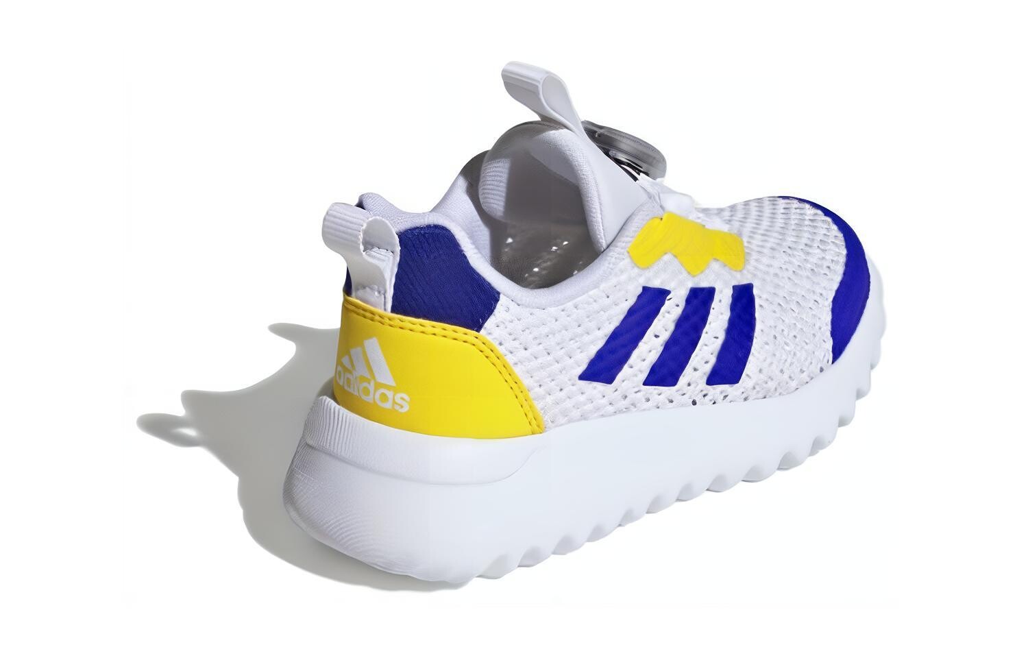 Кроссовки детские серии Activeflex Kids Low-top белые/синие/желтые Adidas, белый/синий/желтый — фото 4