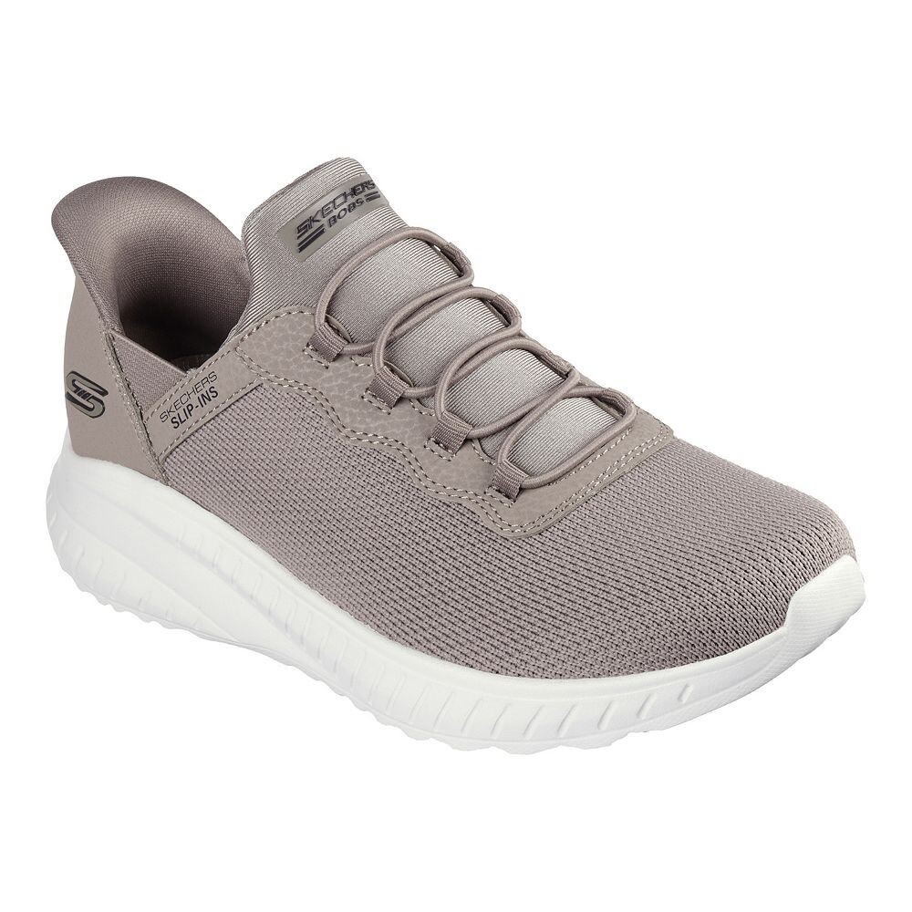 Женские кроссовки BOBS by Skechers Hands Free Slip-ins Squad Chaos Daily Inspiration, цвет Taupe