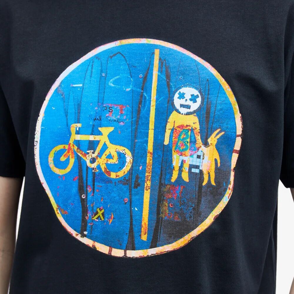 

Paul Smith Футболка Cycle Lane Sign, синий