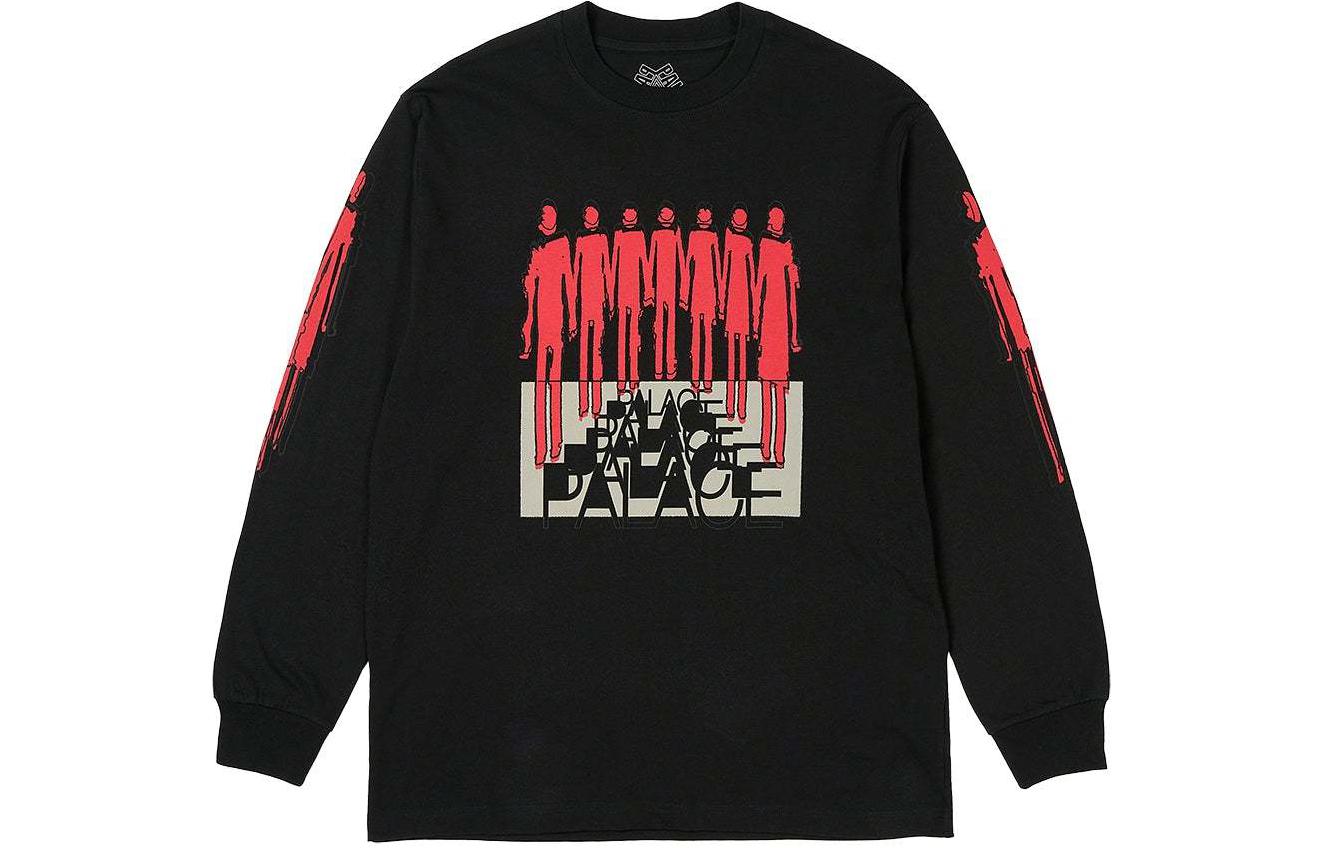 

Лонгслив Repeater Long Sleeve PALACE, черный