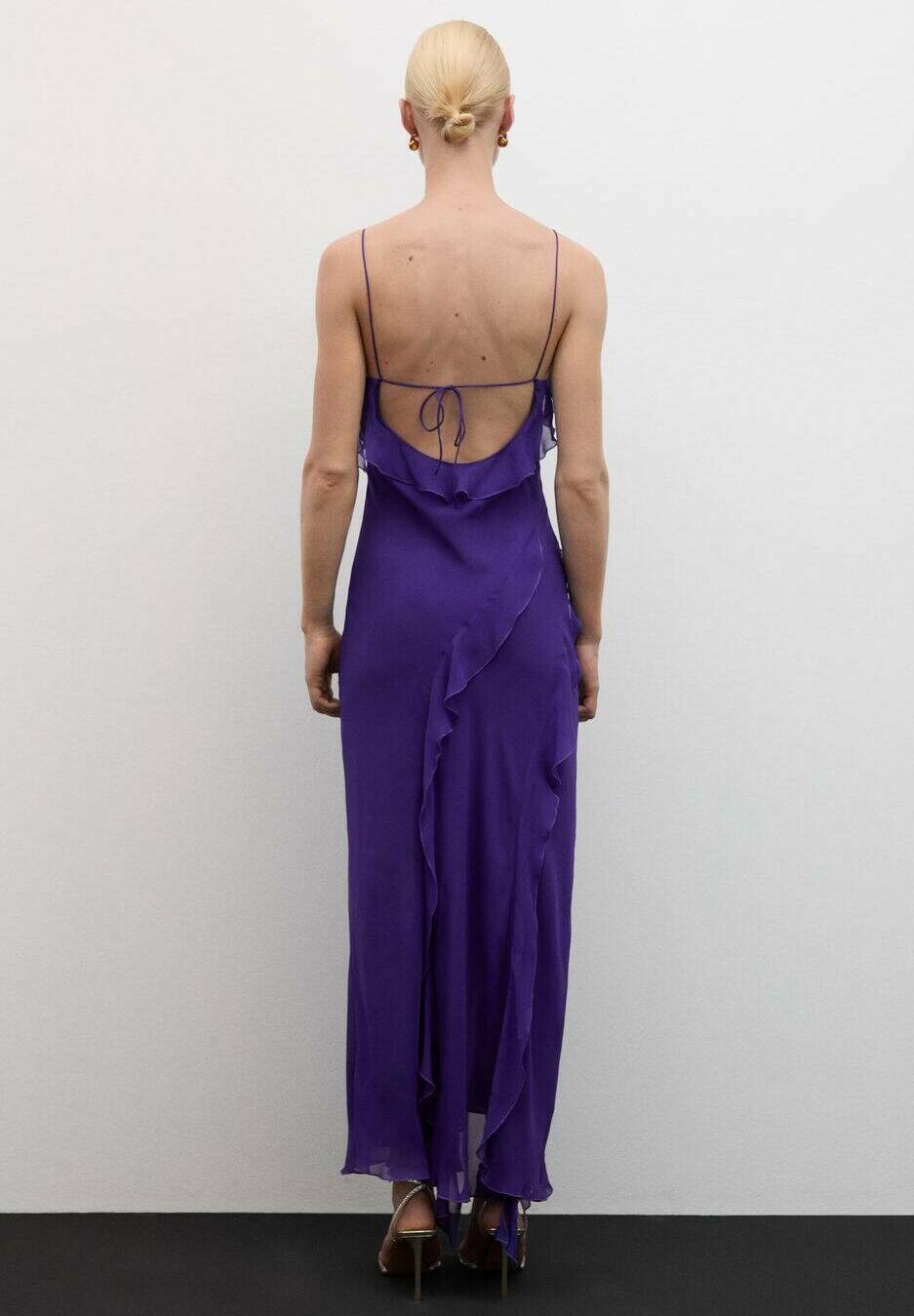 

Длинное платье Mango, цвет Morado