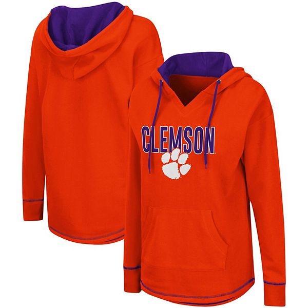 

Женская оранжевая толстовка с капюшоном Clemson Tigers Colosseum, Оранжевый, Женская оранжевая толстовка с капюшоном Clemson Tigers Colosseum