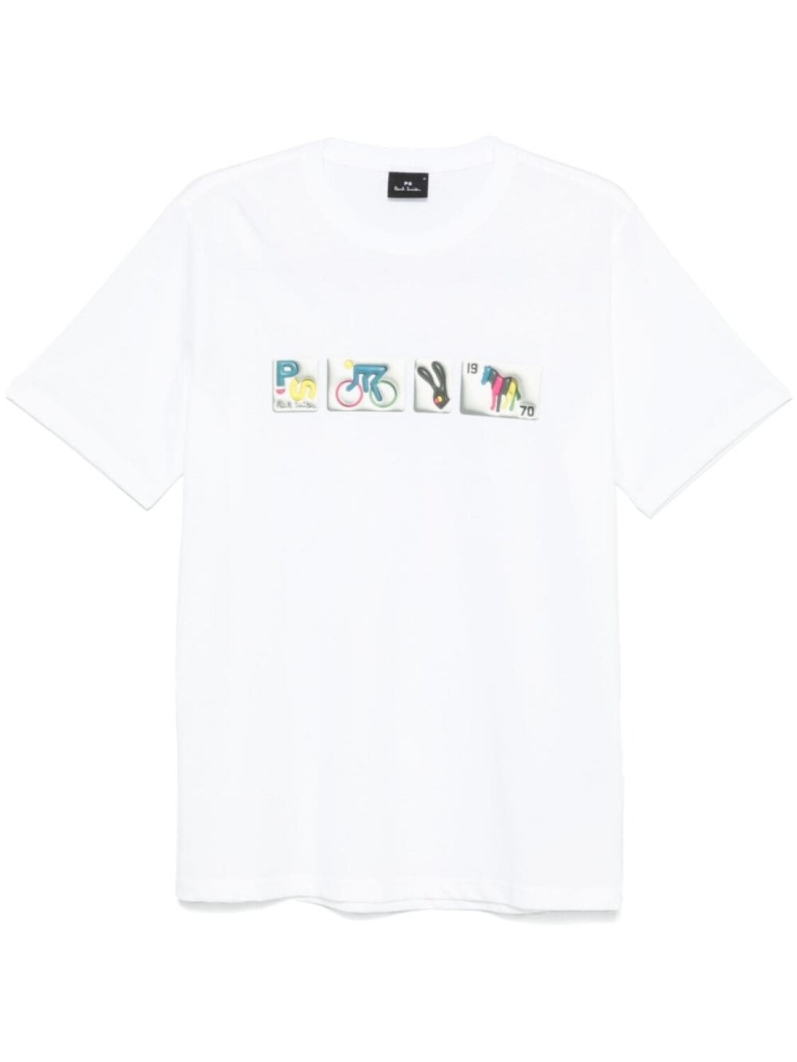 

PS Paul Smith футболка с принтом, белый
