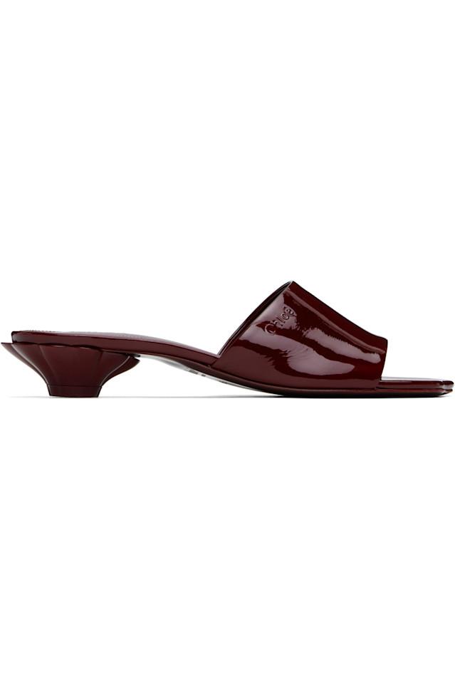 Цветочные сандалии Chloé, красный