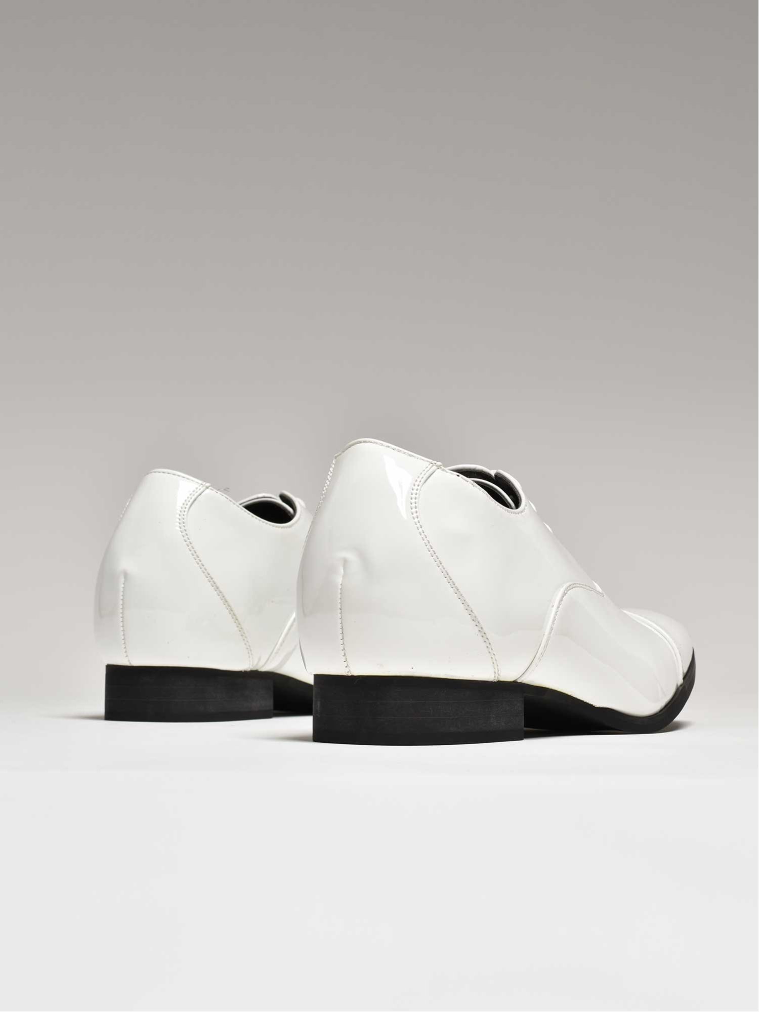 Туфли Secret Shoes/Straight Tip Mm/One, White enamel — фото 3