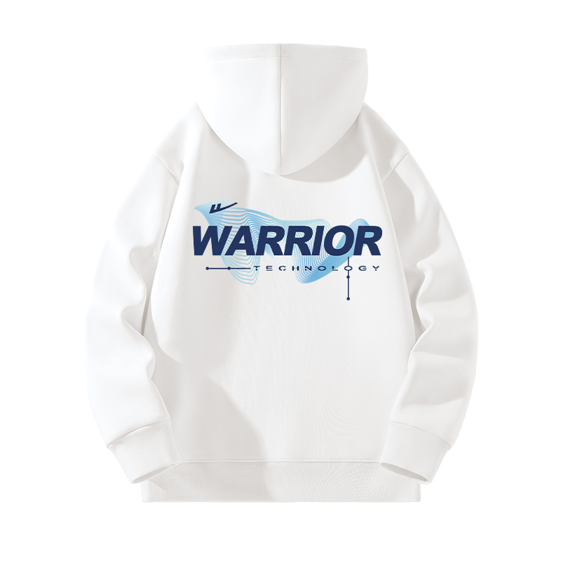 

Футболка школьная WARRIOR, белый/голубой с буквами K+H, линия Technology