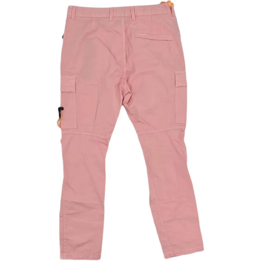 Карго брюки unisex STONE ISLAND, Pink — фото 3
