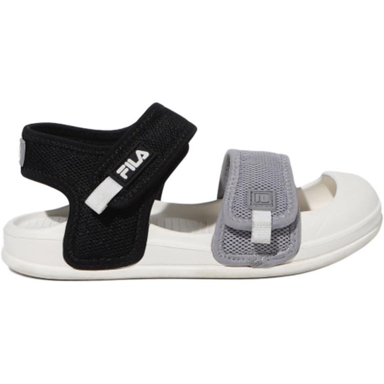 FILA KIDS Удобные нескользящие износостойкие низкие детские сандалии black gray для детей от 3 до 7 лет — фото 3