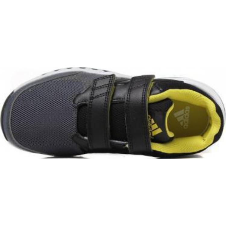 Adidas Fortagym Slip Resistant Abrasion Resistant низкие детские повседневные кроссовки Black Kids' — фото 3