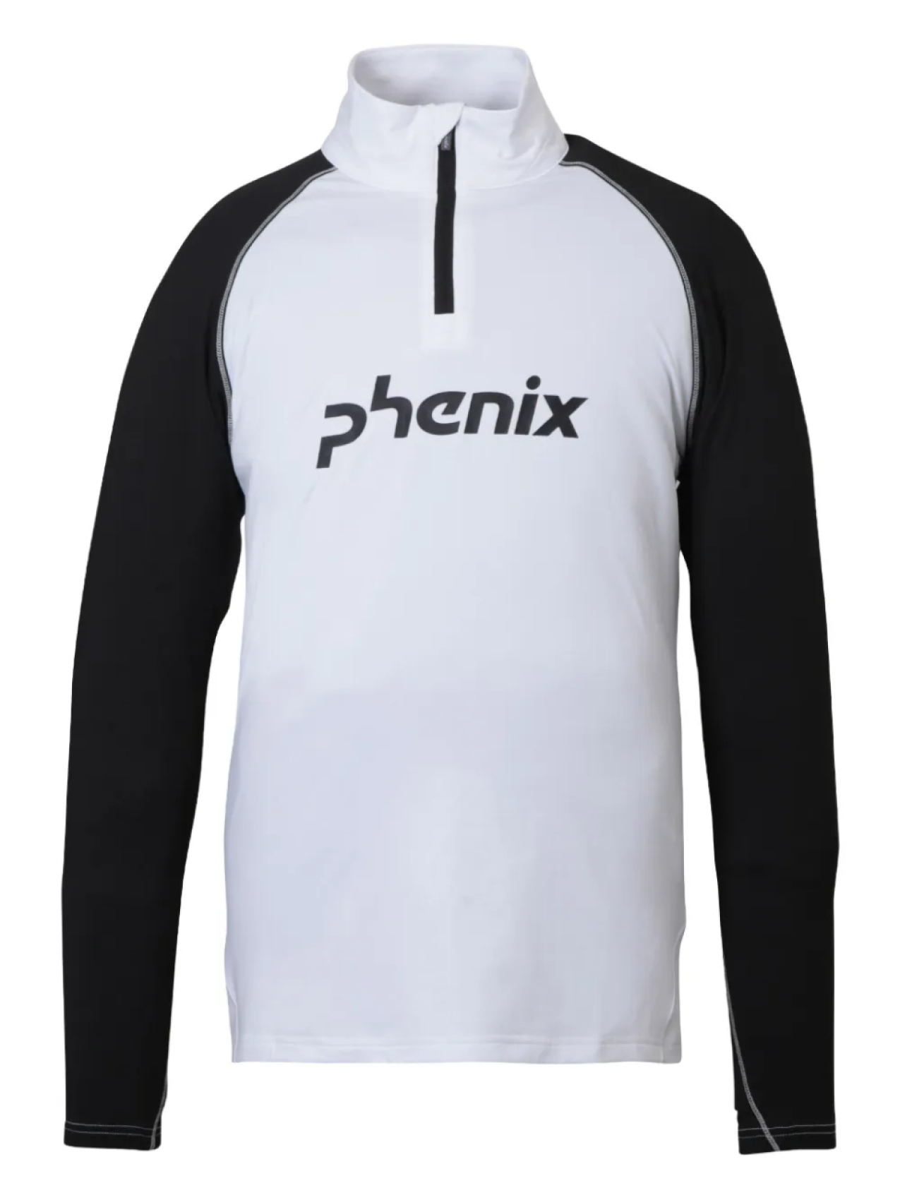 

Лыжный топ PHENIX с рукавами реглан и застежкой-молнией, белый