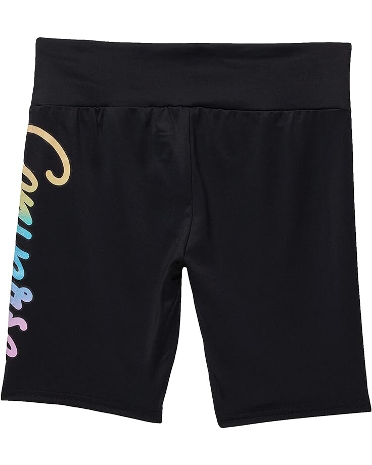 

Шорты Converse Glitter Print High-Rise Bike Shorts, черный