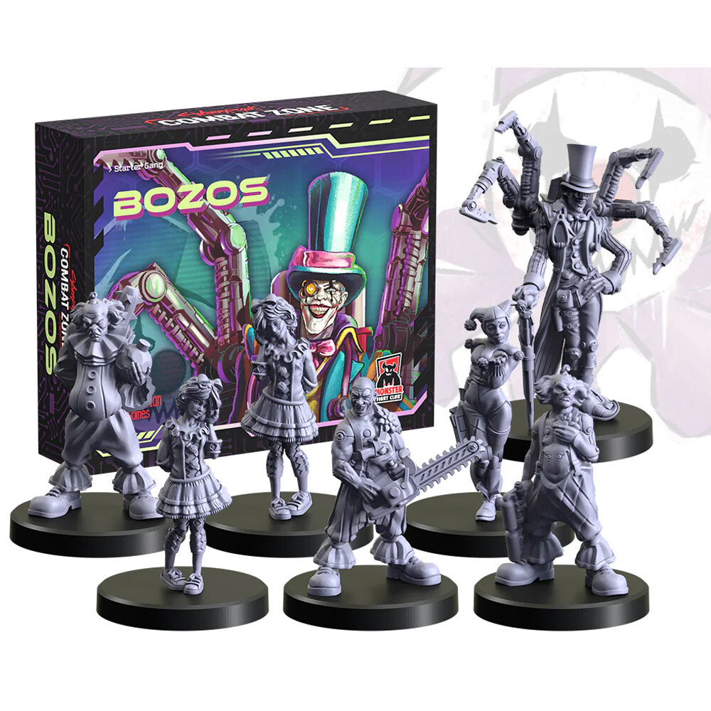 

Миниатюра Monster Fight Club Cyberpunk Red Combat Zone: Bozos - Starter Gang