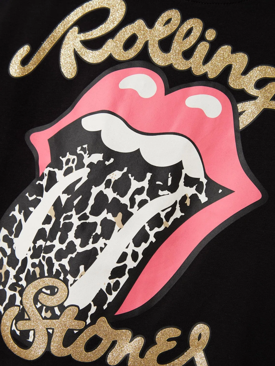 Футболка с принтом Rolling Stones Name it, черный — фото 4