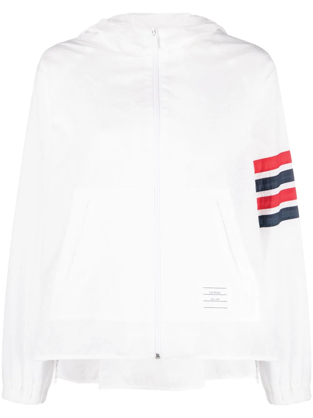 

Куртка с полосками 4-Bar THOM BROWNE, белый