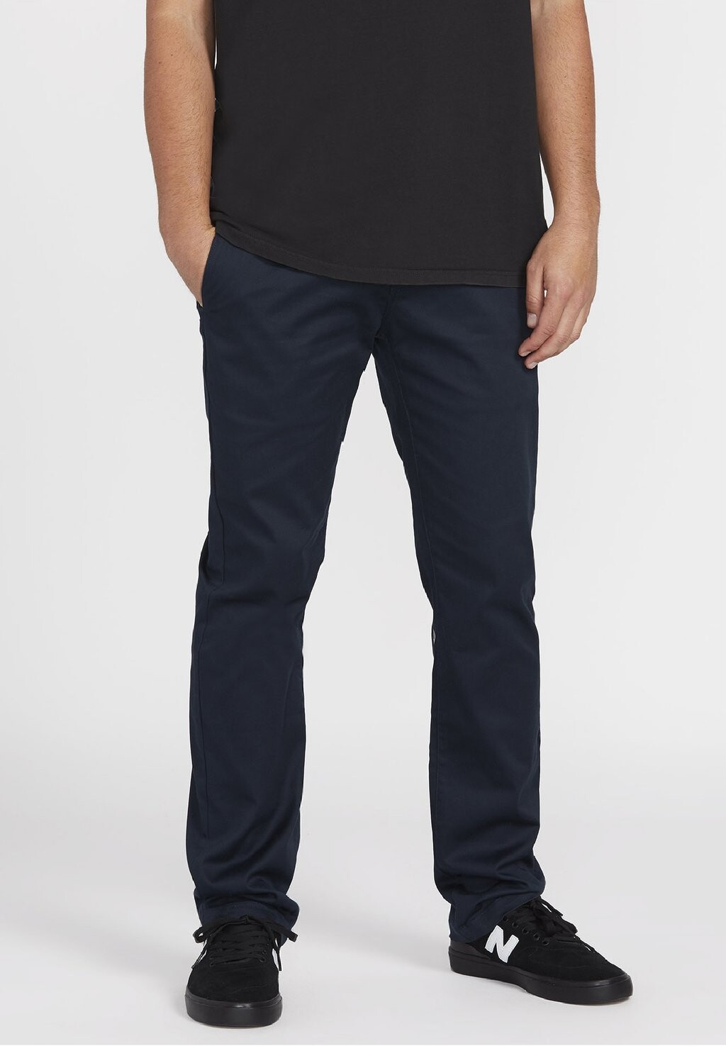 

Чиносы Frickin Modern Stretch Volcom, цвет dark navy