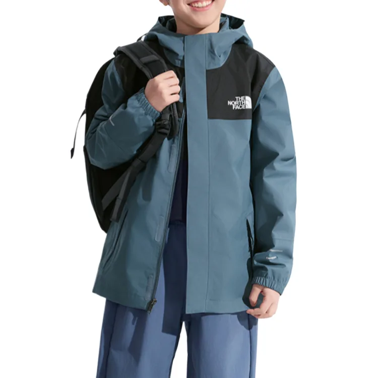 Ветровка детская THE NORTH FACE, сине-серый