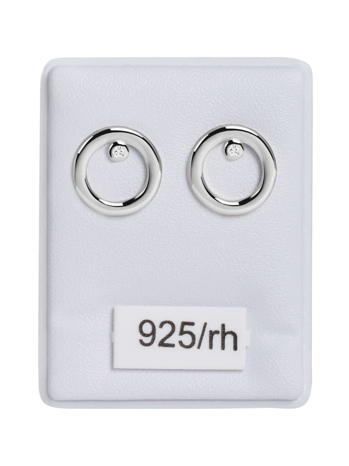 

Adeliás Женские серьги - серьги-гвоздики из серебра 925 пробы с кубическим цирконием в серебряной оправе