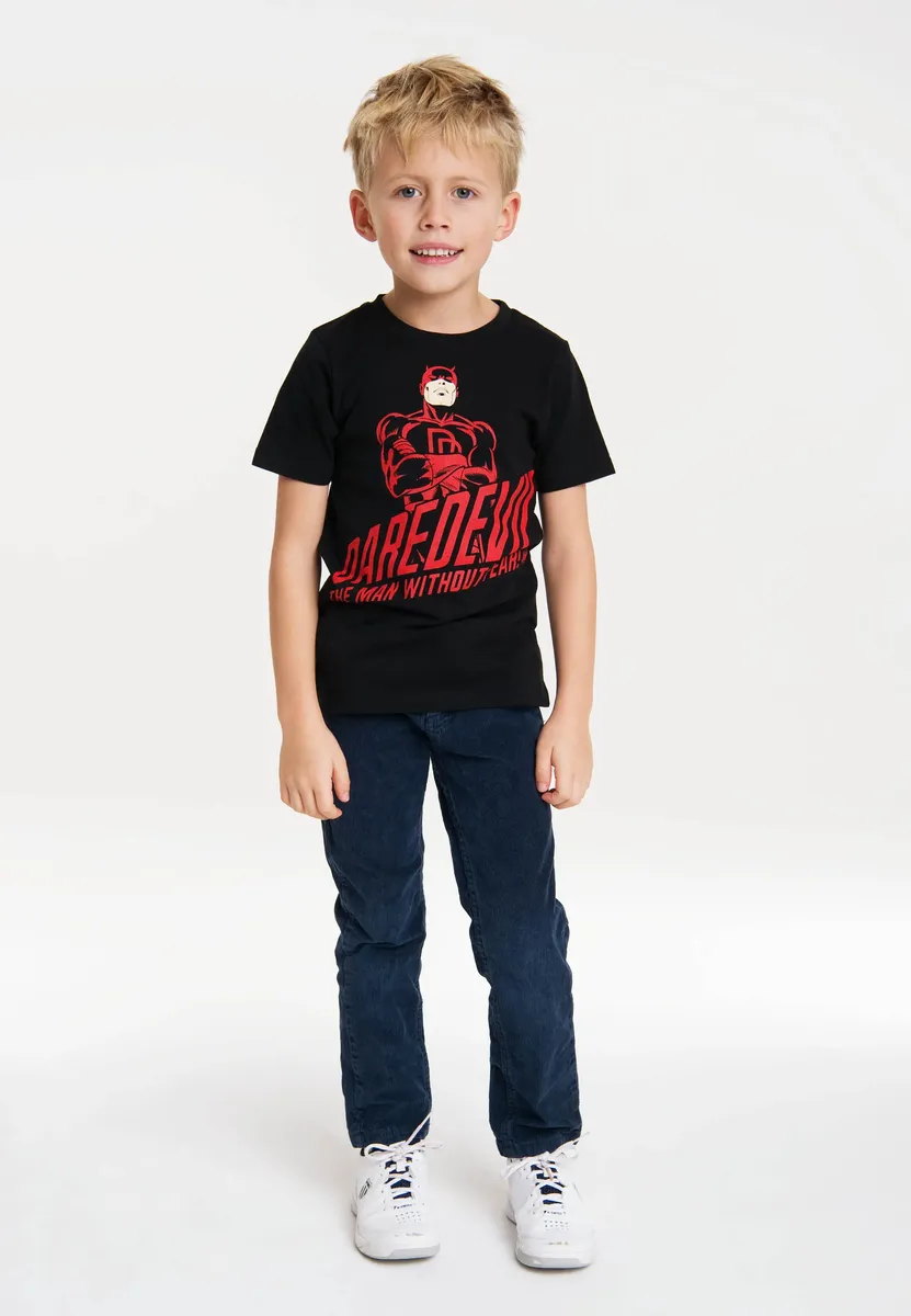 Футболка Logoshirt "Marvel - Сорвиголова - Человек без страха" с крутым принтом "Сорвиголова", черный — фото 2