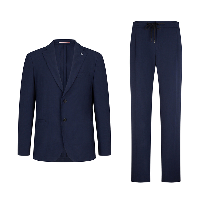 

Tommy Hilfiger Костюм Business Suit мужской темно-синий в полоску