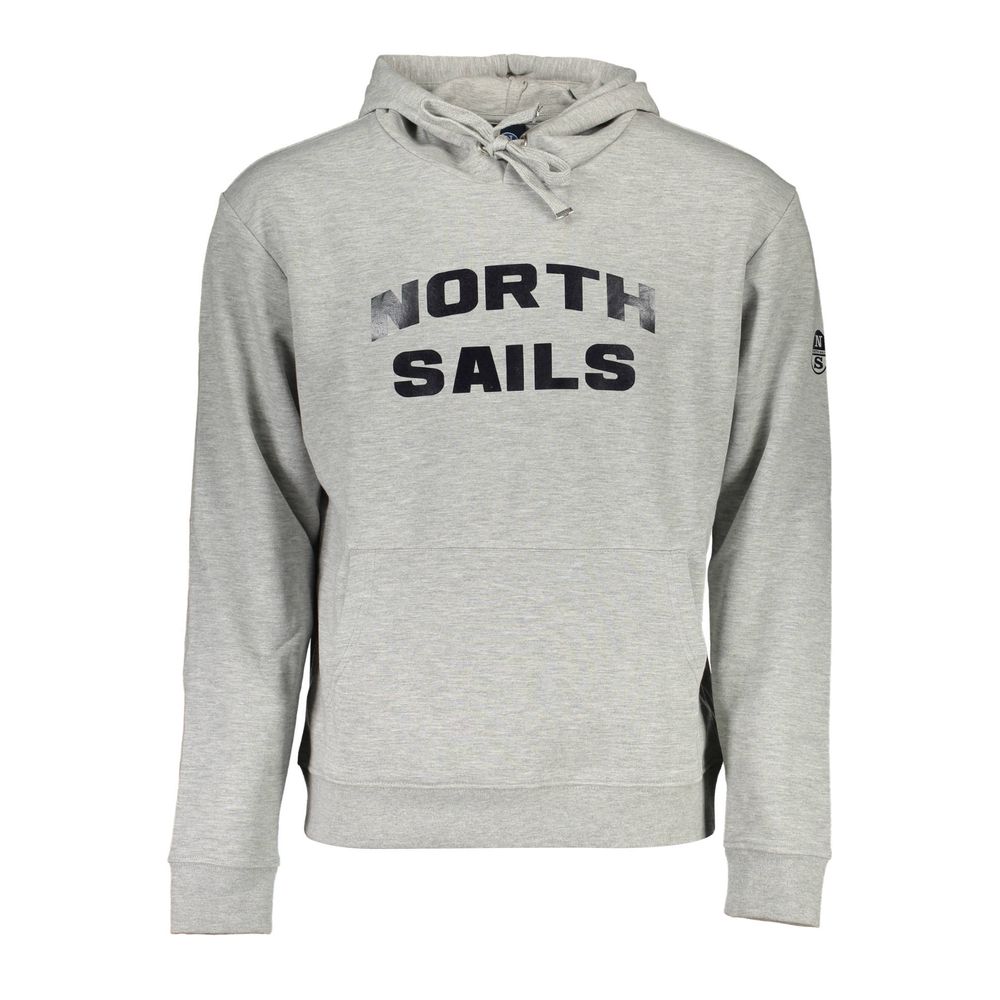 

Серый хлопковый свитер North Sails