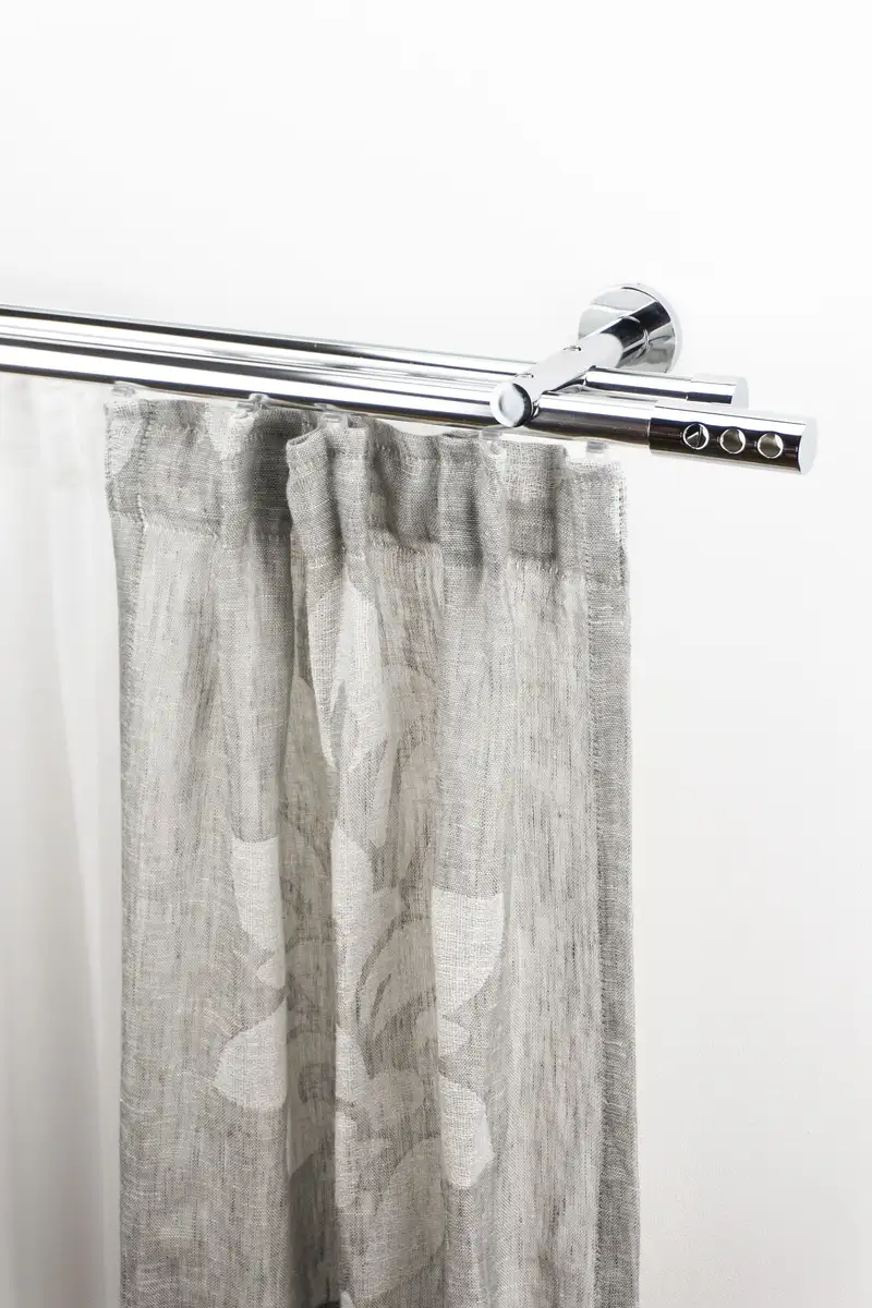 

Карниз для штор GARESA "EASY", 2 направляющие, желаемая длина 67х570 см, Ø 20 мм, цвет chromfarben