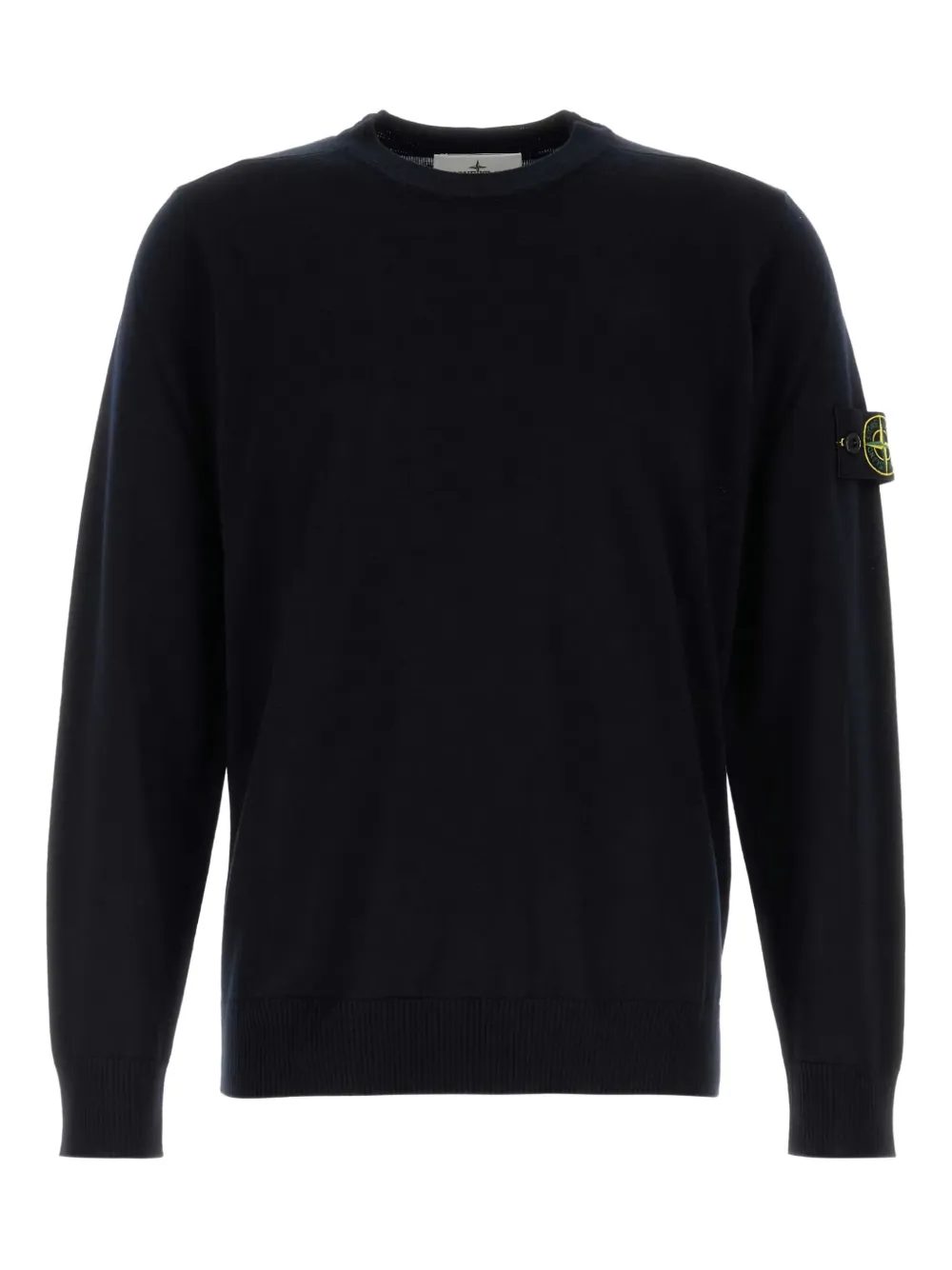 

Шерстяной свитер с нашивкой Compass Stone Island, синий