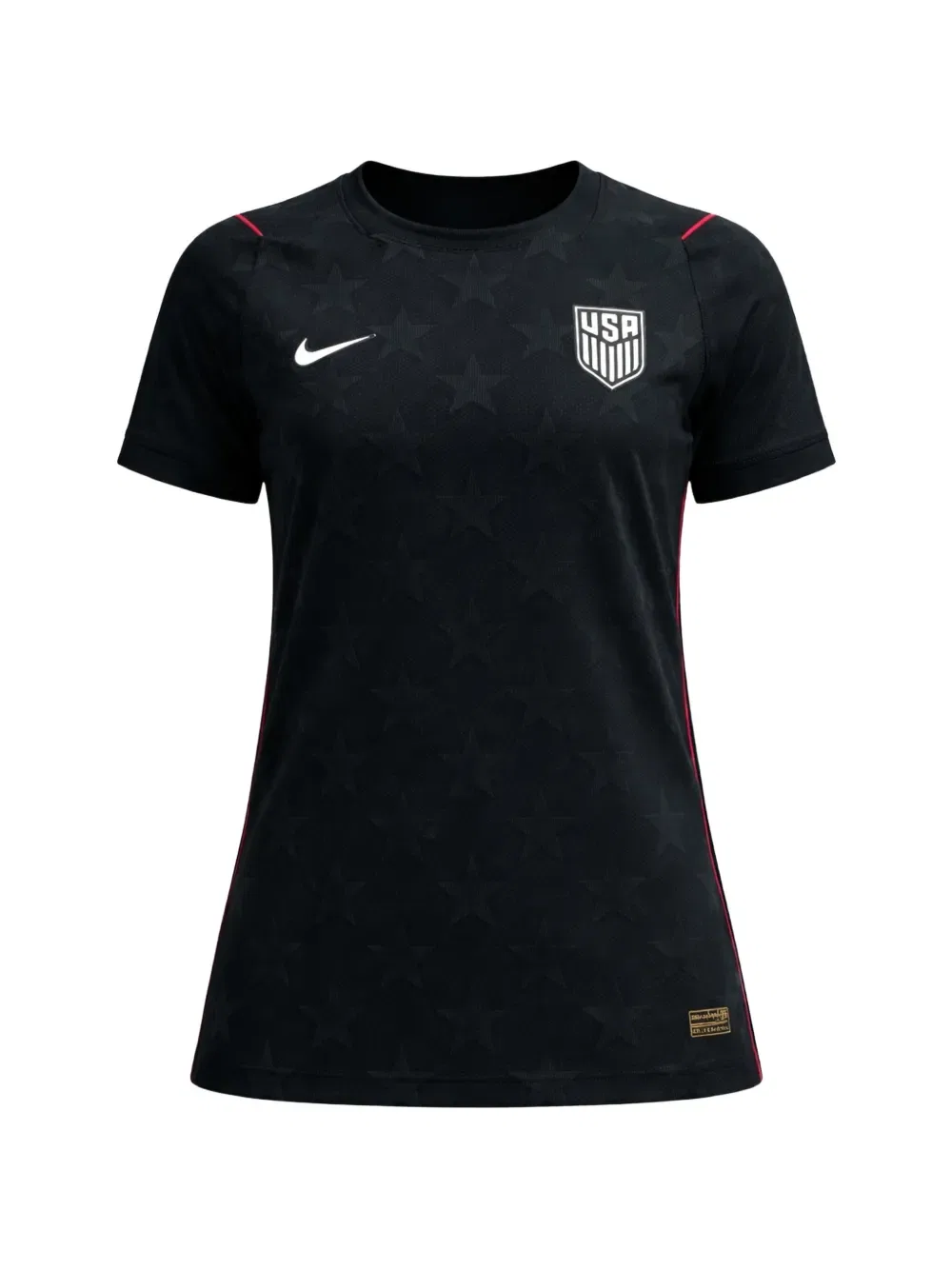Футболка USMNT 2026 со звездным жаккардом Nike, черный