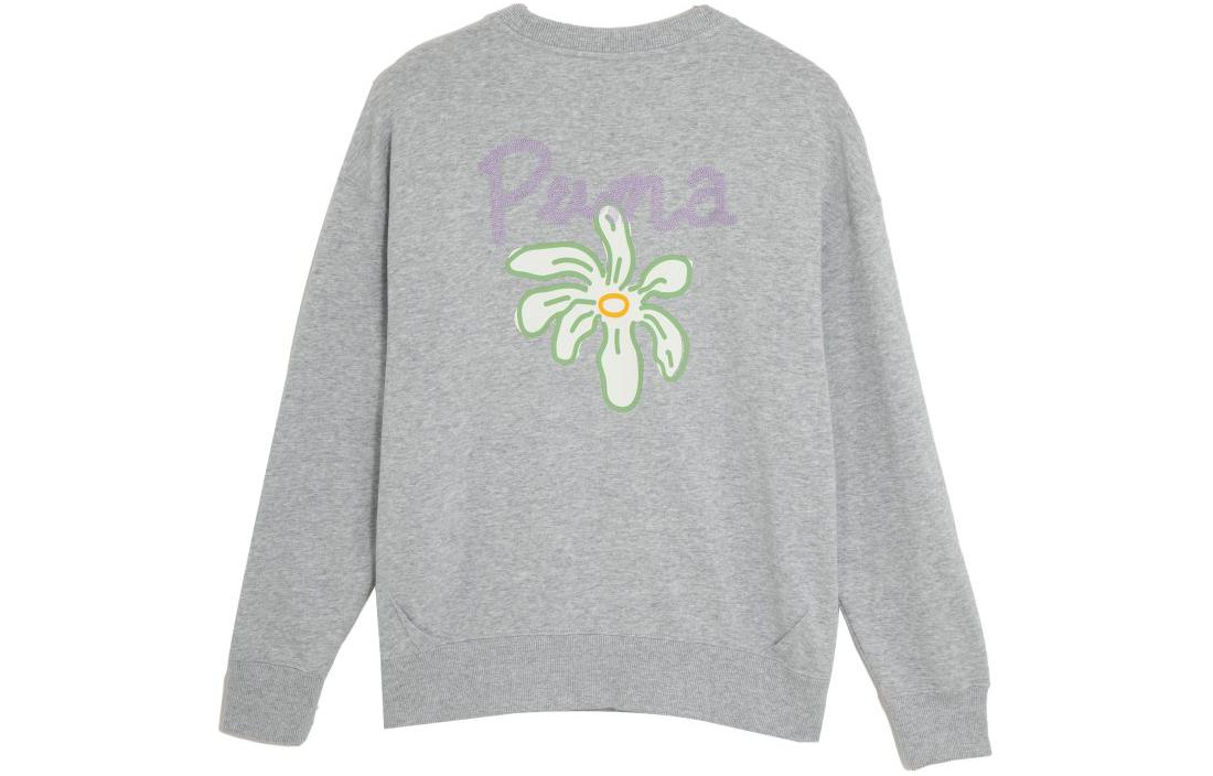 

Футболка американка женская светло-серая меланж PUMA