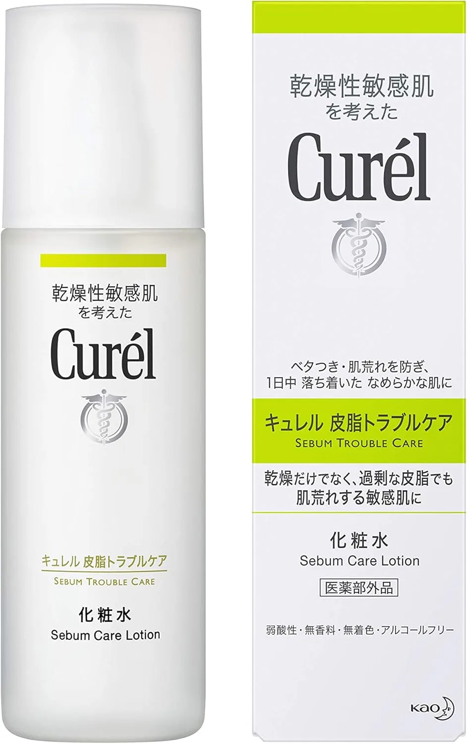 Набор для ухода за кожей лосьон и пенка для умывания Curel Sebum Trouble Care 150 мл — фото 2