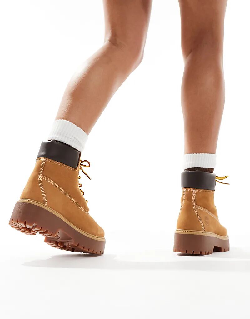 Ботинки Timberland Stone Street высотой 6 дюймов из пшеничного нубука — фото 2