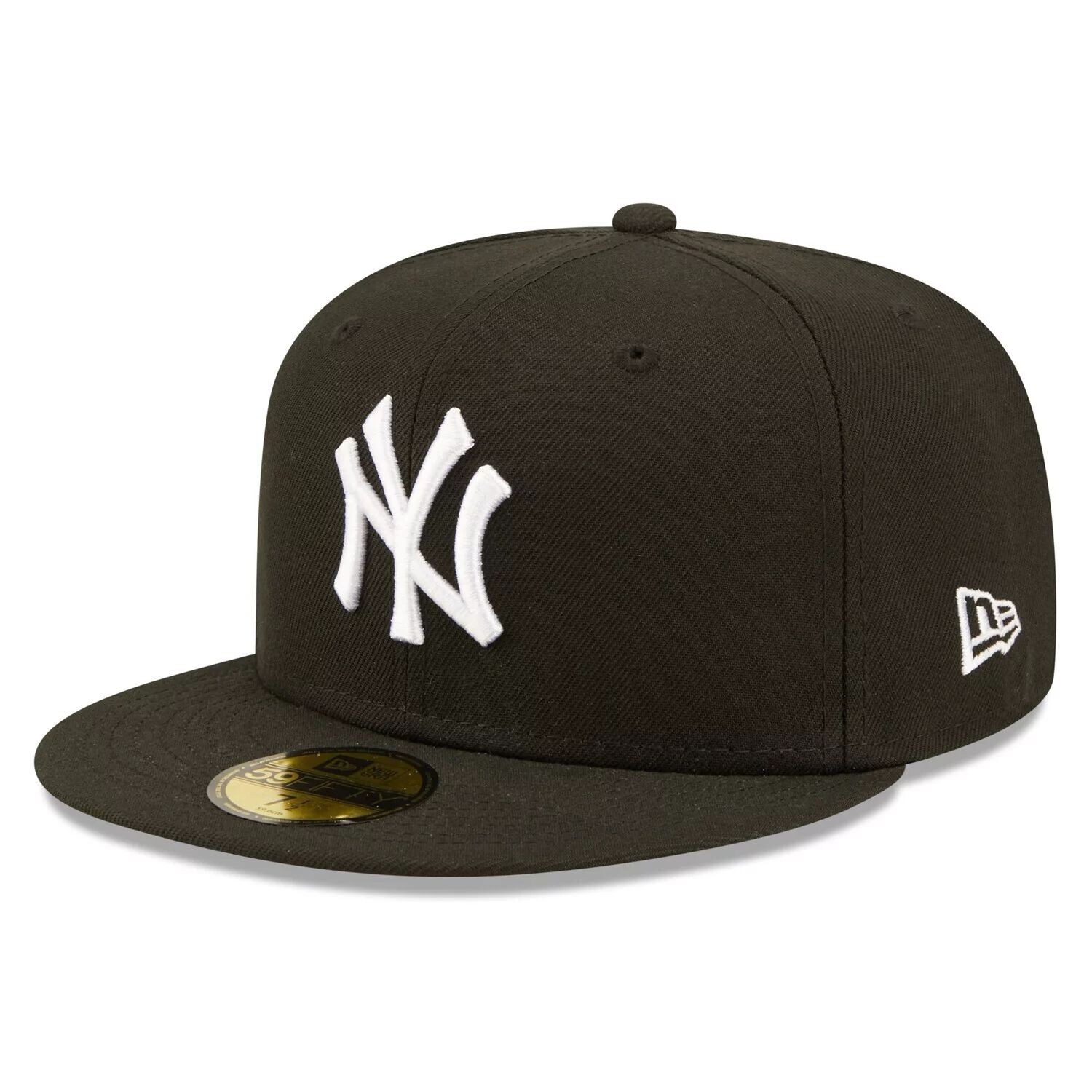 Черная мужская приталенная кепка с логотипом команды New Era New York Yankees 59FIFTY