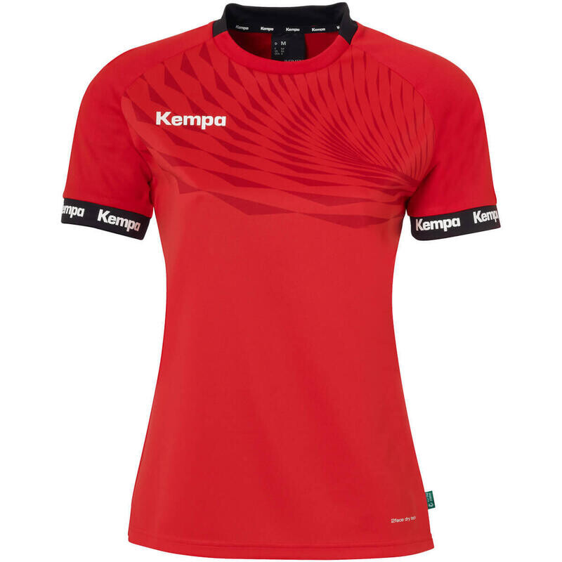 

Спортивная футболка Kempa, цвет rot/warmes rot/schwarz