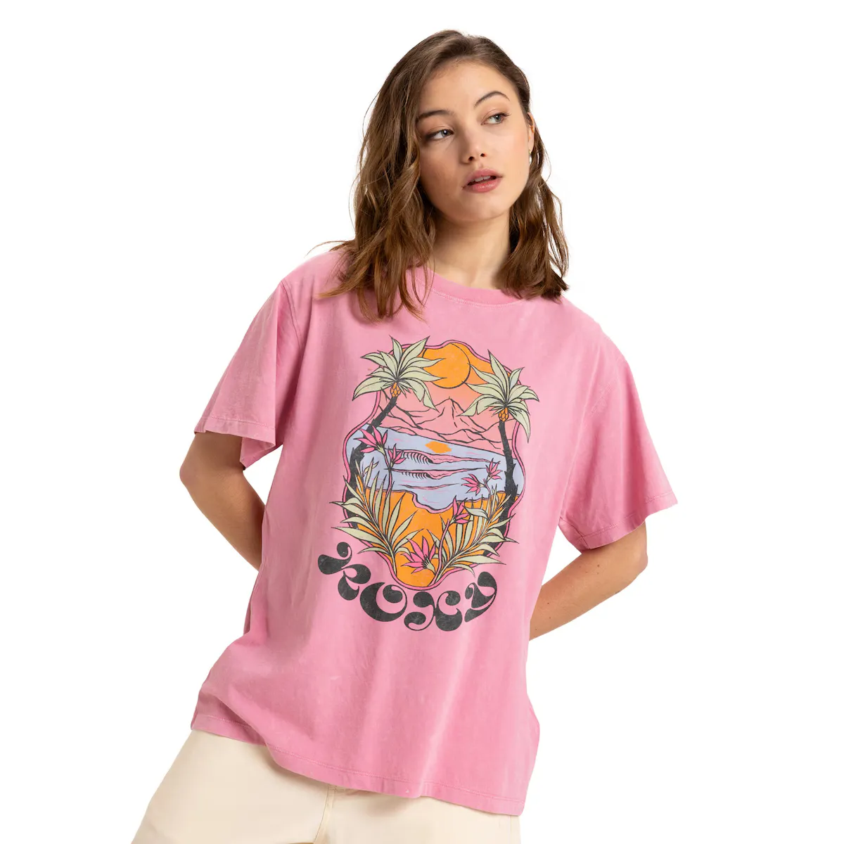 

Sunnyoversize Roxy женская футболка, цвет Rosa