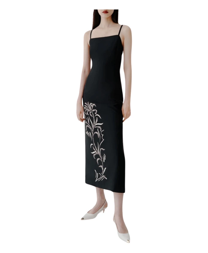 

Элегантное черное платье Sierra Marella, черный