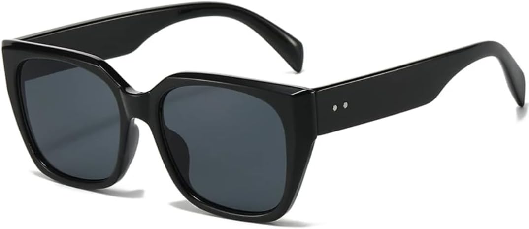 

Классические винтажные солнцезащитные очки для женщин, большие, для женщин и мужчин, ретро, ​​с леопардовым принтом, роскошные, с защитой от УФ-излучения UV400 VFDHN, Black Gray