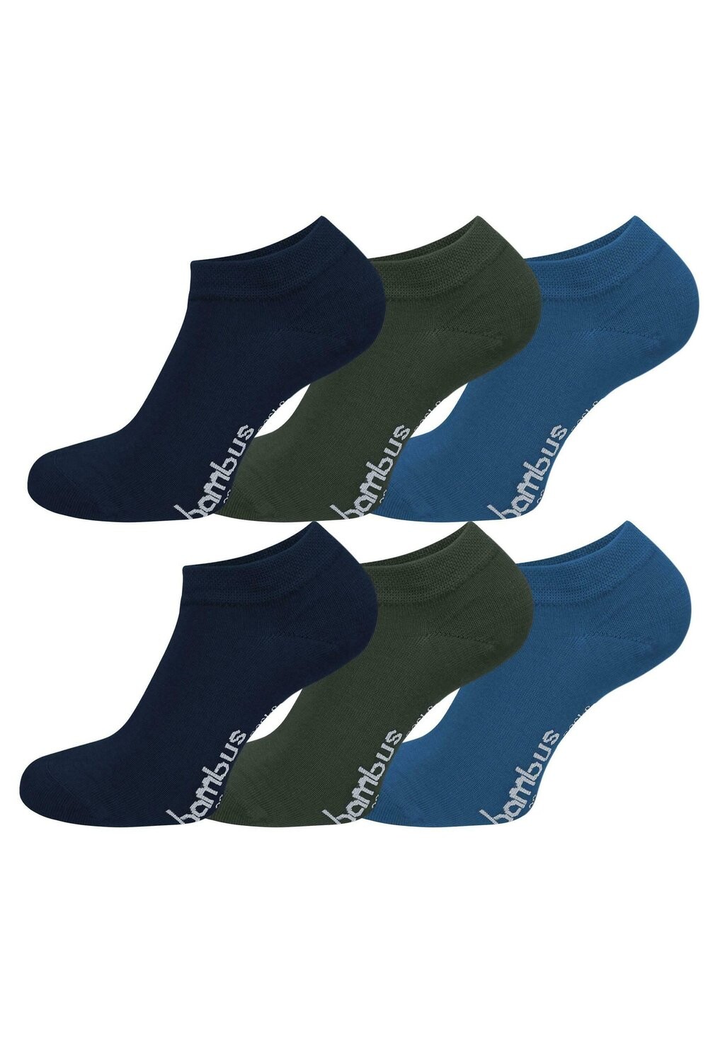 

Носки BAMBOO HEALTH ANKLE 6 PACK Normani, синий/зеленый