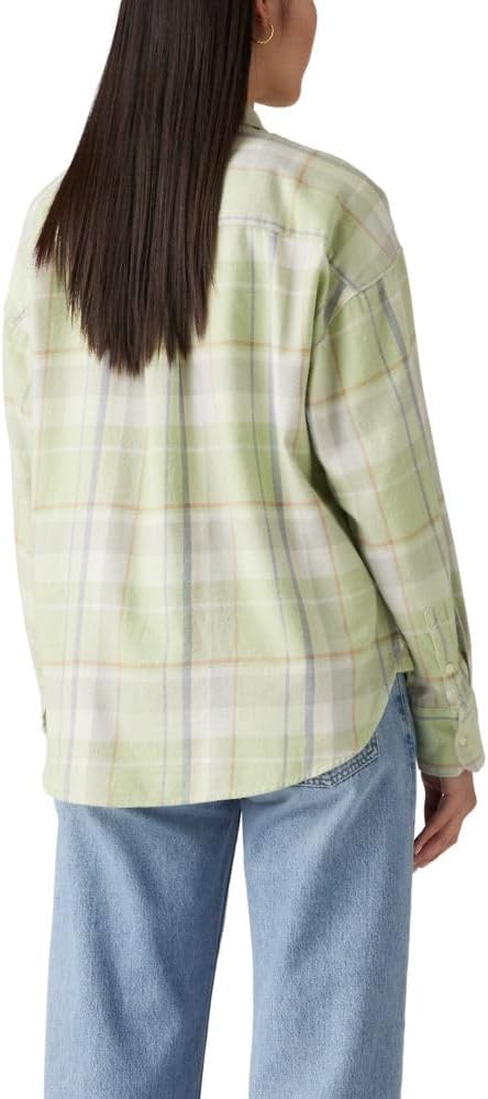 Женская фланель Levi's Henri, (New) Gretchen Plaid Cameo Green — фото 2