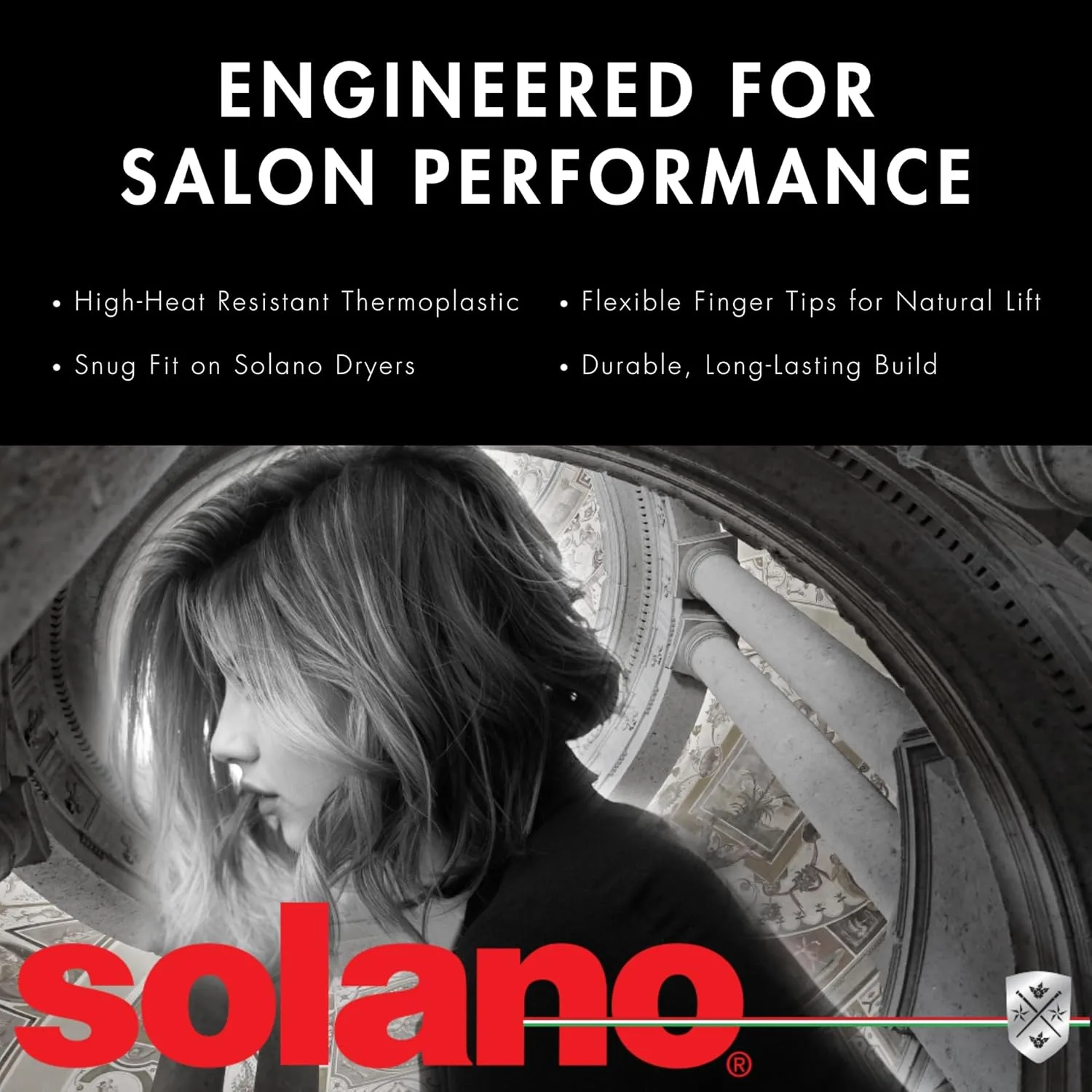 Диффузор Solano Universal Softstyler - итальянского производства - устраняет пушистость - сохраняет текстуру и форму локонов - создает объем — фото 4