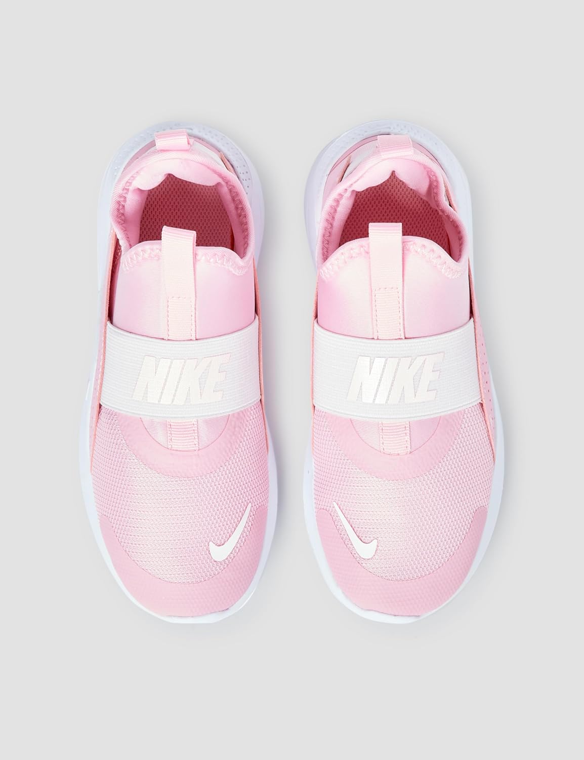 Кроссовки Nike Unisex Flex Runner 4 для детей - для мальчиков, девочек, малышей и детей дошкольного возраста, 2 Little Kid Medium Soft Pink/Medium Soft Pink/Pink Foam — фото 4