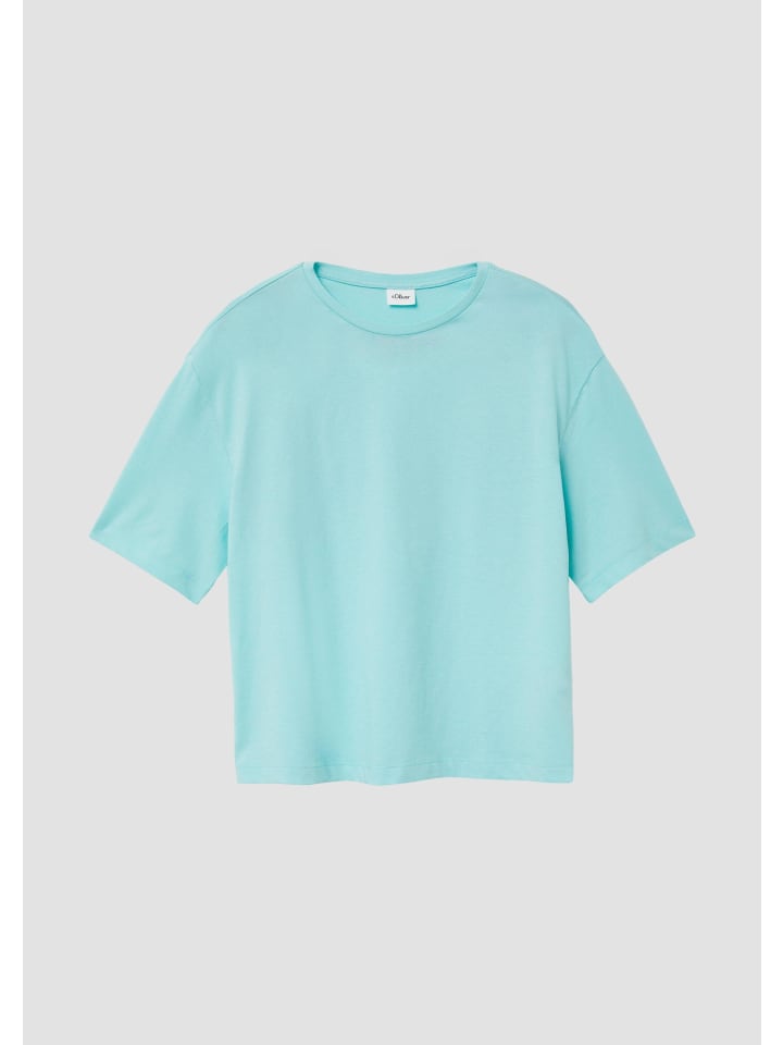 

Футболка цвета 6115_светло-бирюзовый s.Oliver, Зеленый, Футболка цвета 6115_светло-бирюзовый s.Oliver