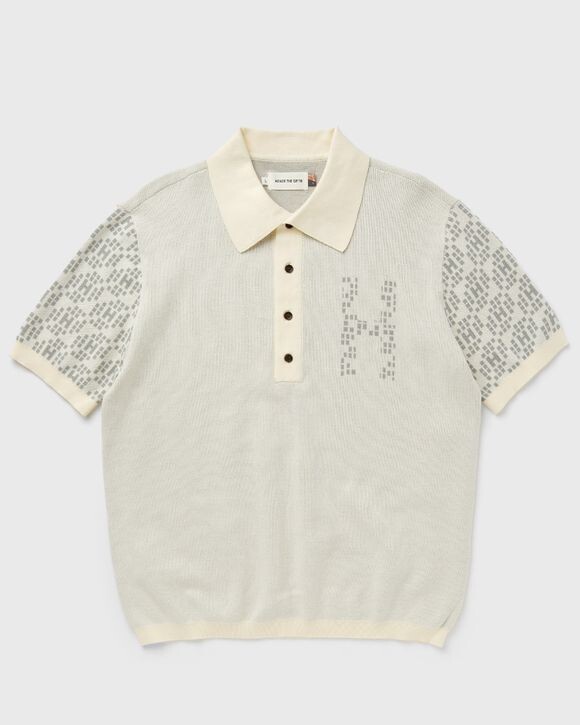 

Поло Honor The Gift Knit H Pattern Polo, цвет bone