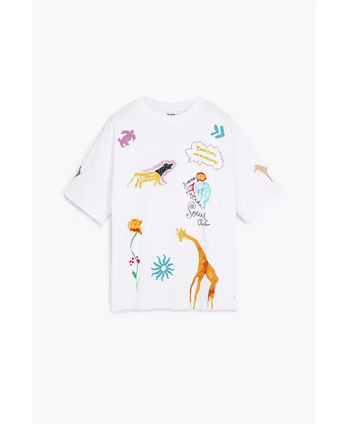 

Мужская футболка Tribe Desigual, белый