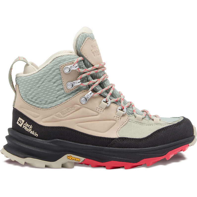 Женские туфли Cyrox Texapore Mid Jack Wolfskin, зеленый